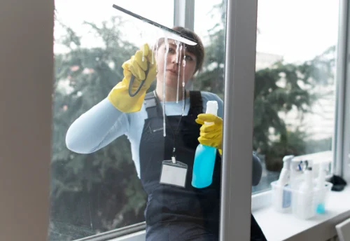 Nettoyage de vitres intérieures et extérieures à Annebault